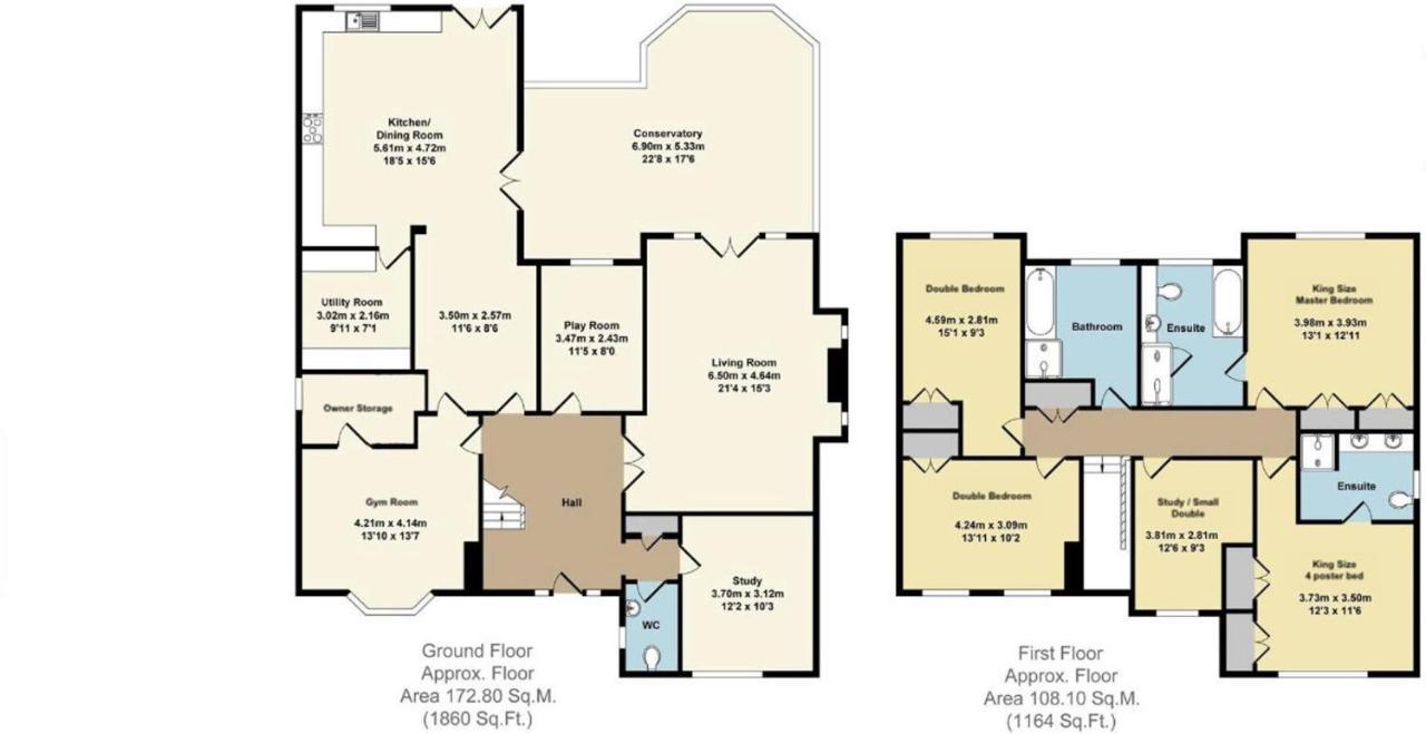 5 Bedroom 4 Bathroom Gym Playroom Country Home Leamington Spa Εξωτερικό φωτογραφία